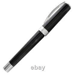 Visconti Fountain Pen Voyager 2020 MOP Resin, Black Star, Fine Nib KP33-01-FPF