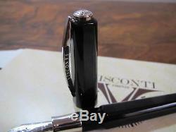 Visconti Opera Black Wall St Prototype fountain pen Fine 14kt Au nib MIB