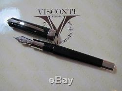 Visconti Opera Black Wall St Prototype fountain pen Fine 14kt Au nib MIB