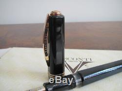 Visconti Opera Master Australis black LE Fountain pen 23kt Pd F nib MIB