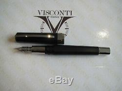 Visconti Opera Metal True Black Fountain pen Smartouch Tubular nib MIB