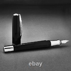 Visconti'Opera Vertigo' Black Medium Nib Fountain Pen KP13-14-FPM