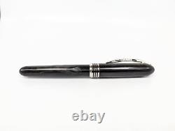 Visconti Saturno Black Pearl Limited Edition Medium Fountain Pen #3/118 Rare