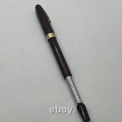 Vtg LOT 6 Sheaffer White Dot Fountain Pen Black Waterman Ballpoint Bradley