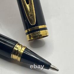 Vtg LOT 6 Sheaffer White Dot Fountain Pen Black Waterman Ballpoint Bradley