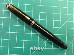 Vtg Montblanc 244 G Fountain Pen 14K Gold Nib Semi Flex vintage 1950s GT