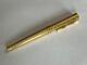 Vtg Unoaerre Italian 18k Solid Gold Fountain Pen W 18k Nib 57g