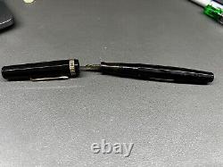 WAHL EVERSHARP DORIC GOLD SEALED FOUNTAIN PEN 1930s IN BLACK