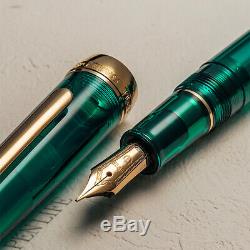 WANCHER x SAILOR Fountain Pen Turquoise Green Limited Edition
