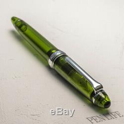 WANCHER x SAILOR Mother Green F Fountain Pen 14K Limited Edition Made in Japan