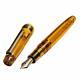 Wancher X Sailor Professional Gear Amber Fountain Pen 14k Clear Limited Withbox