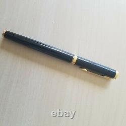 WATERMAN PREFACE FOUNTAIN PEN Black & Gold Nib Paris EF 18K-750