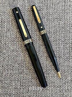 Wahl Eversharp Doric Oversize Adjustable Nib 10 Black Set