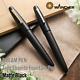 Wancher Dream Pen True Ebonite Fountain Pen With Clip Matte Black Japan