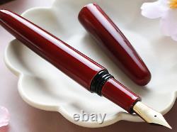 Wancher Dream Fountain Pen Aizu Urushi Tamamushi-nuri Calligraphy Lacquer Pe