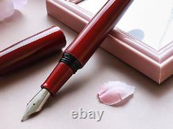 Wancher Dream Fountain Pen Aizu Urushi Tamamushi-nuri Calligraphy Lacquer Pe