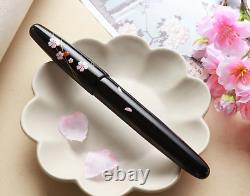 Wancher Dream Fountain Pen Echizen Urushi Sakura Zukiyo Calligraphy Pen