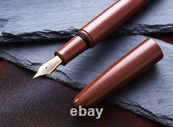 Wancher Dream Fountain Pen TRUE EBONITE SAND RED, Calligraphy Pen