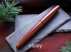 Wancher Dream Fountain Pen TRUE EBONITE SAND RED, Calligraphy Pen