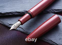 Wancher Dream Fountain Pen TRUE EBONITE SAND RED, Calligraphy Pen