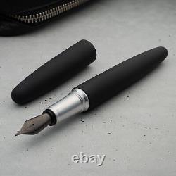 Wancher Dream Pen Aluminium Black Matte Sandblasted Body JOWO #6 Fountain Pen