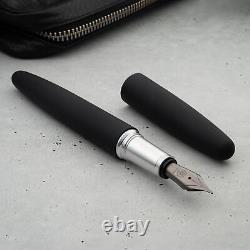 Wancher Dream Pen Aluminium Black Matte Sandblasted Body JOWO #6 Fountain Pen