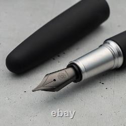 Wancher Dream Pen Aluminium Black Matte Sandblasted Body JOWO #6 Fountain Pen