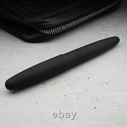 Wancher Dream Pen Aluminium Black Matte Sandblasted Body JOWO #6 Fountain Pen