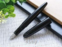 Wancher Dream Pen Ebonite Fountain Pen Timeless Silk Black F Nib NEW