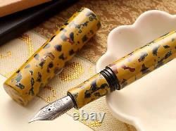 Wancher Fountain Pen SEKAI TSUGARU URUSHI -KARASHI-AGE Calligraphy Lacquer Pen