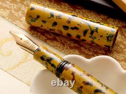 Wancher Fountain Pen SEKAI TSUGARU URUSHI -KARASHI-AGE Calligraphy Lacquer Pen