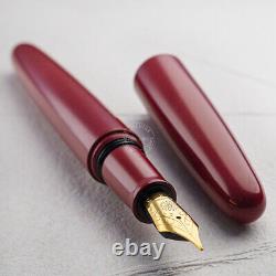 Wancher Fountain pen Ebonite Cigar Type Color Red Nib/SS? NWB
