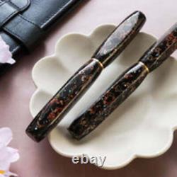 Wancher Japanese Lacquer Tsugaru Urushi & Shell Fountain Pen Black Nib/SS NWB