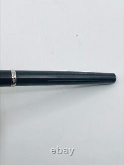 Waterford Fountain Pen 1783 Black Metal Fine Nib