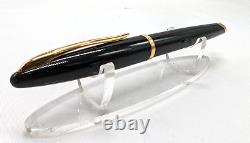 Waterman Carene Black Sea with GT Fountain Pen 18K-750 M Gold Nib+converter