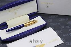 Waterman Edson Sapphire Blue Fountain Pen