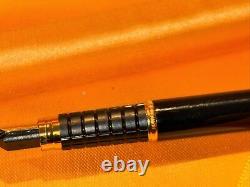 Waterman Exclusive Fountain Pen Black Lacquer 18K Gold Nib France