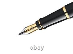 Waterman Fountain Pen F Fine Letter Expert Essential Black GT S2243112