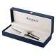 Waterman Hémisphère Fountain Pen Black & White Lacquer With Palladium Coated T