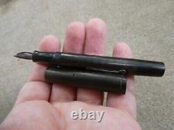 Waterman Ideal Black Hard Rubber Lever-Fill Fountain Pen, For Restoration RP21