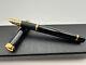 Waterman Lady Charlotte Fountain Pen Black Lacquer M 18k Nib