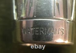 Waterman Lady Patricia Bay Leaf sterling overlay fountain pen