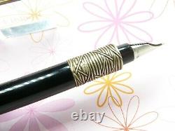 Waterman Serenite Fountain Pen Broad 18k Gold Nib Complete With Box Papers Ink