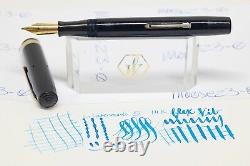 Waterman's 5 14k Vintage Flex nib black celluloid fountain pen