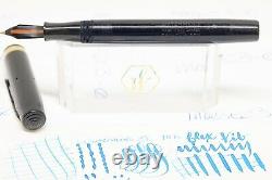 Waterman's 5 14k Vintage Flex nib black celluloid fountain pen