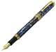 Xezo Maestro Abalone Medium-fine Fountain Pen, 18k Gold Plated. Handmade, Le