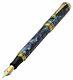 Xezo Maestro Natural Abalone Sea Shell Fountain Pen, Medium Point. 18k Gold Plt