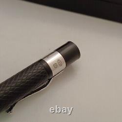 Yard-O-Led Standard Retro Barley Pattern Black Fountain Pen