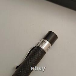 Yard-O-Led Standard Retro Barley Pattern Black Fountain Pen