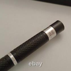 Yard-O-Led Standard Retro Barley Pattern Black Fountain Pen